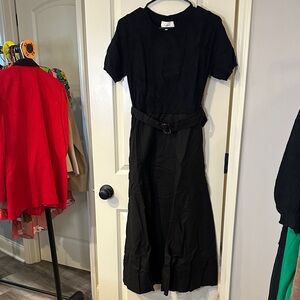 Chic Black Long Sleeve Dress